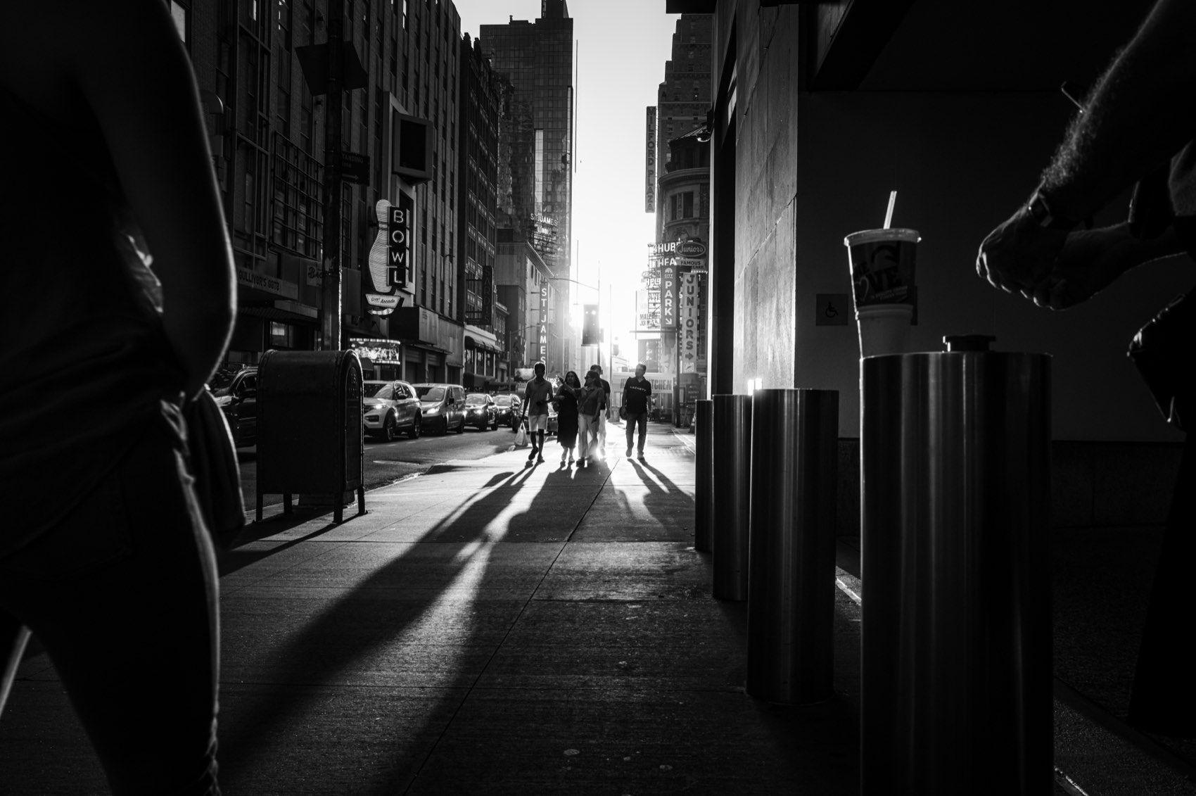 The Avenue at Sundown. New York.