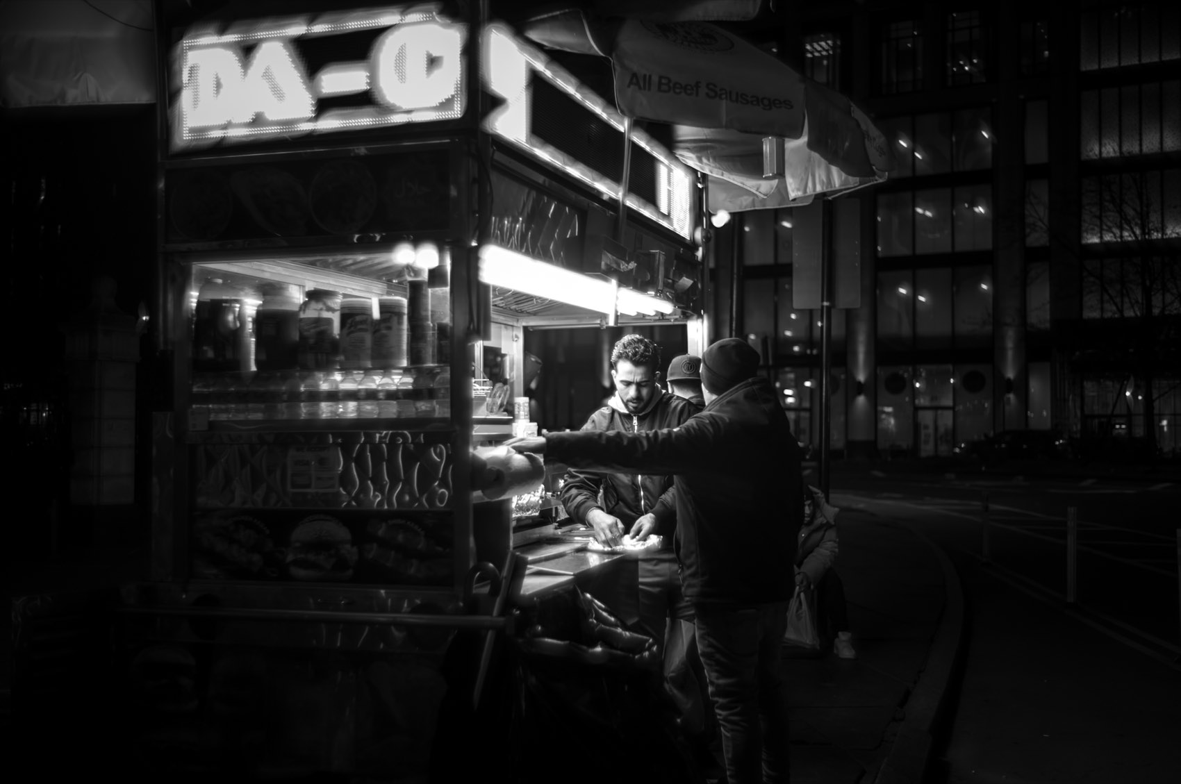 The Night Cart. New York.