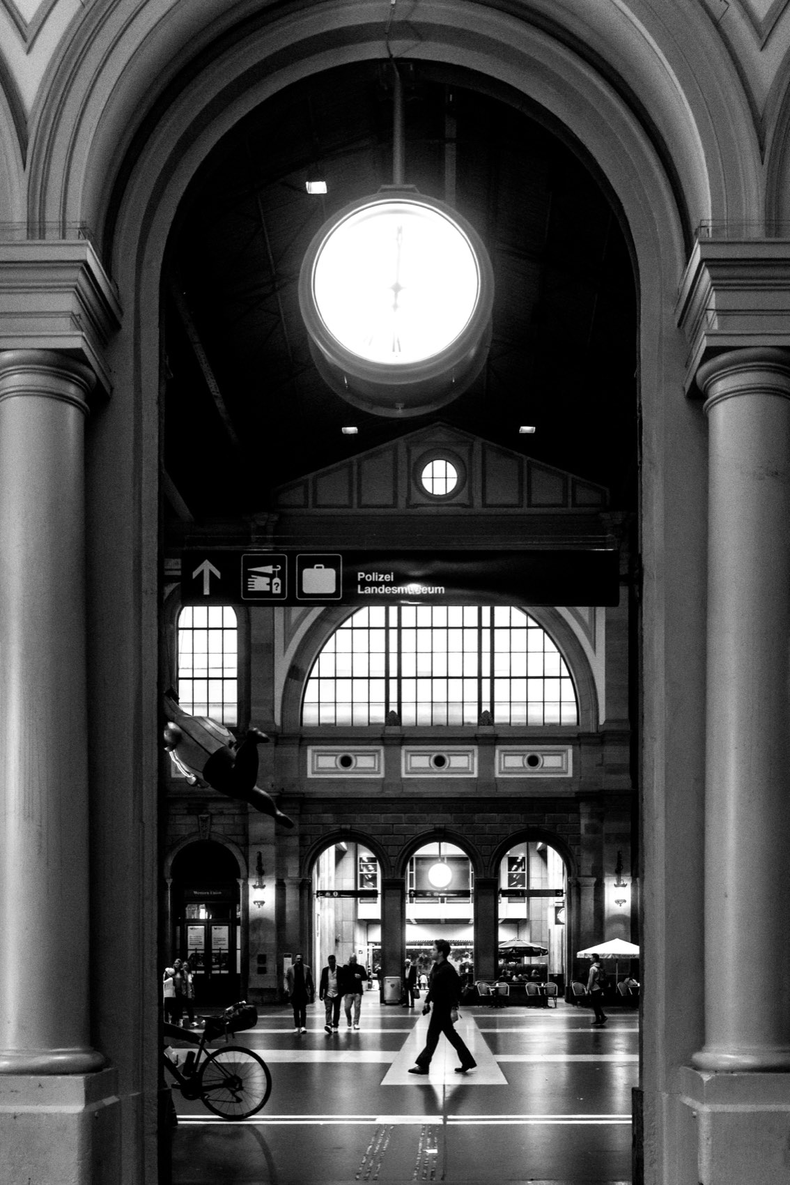 The Station Clock. Switzerland.