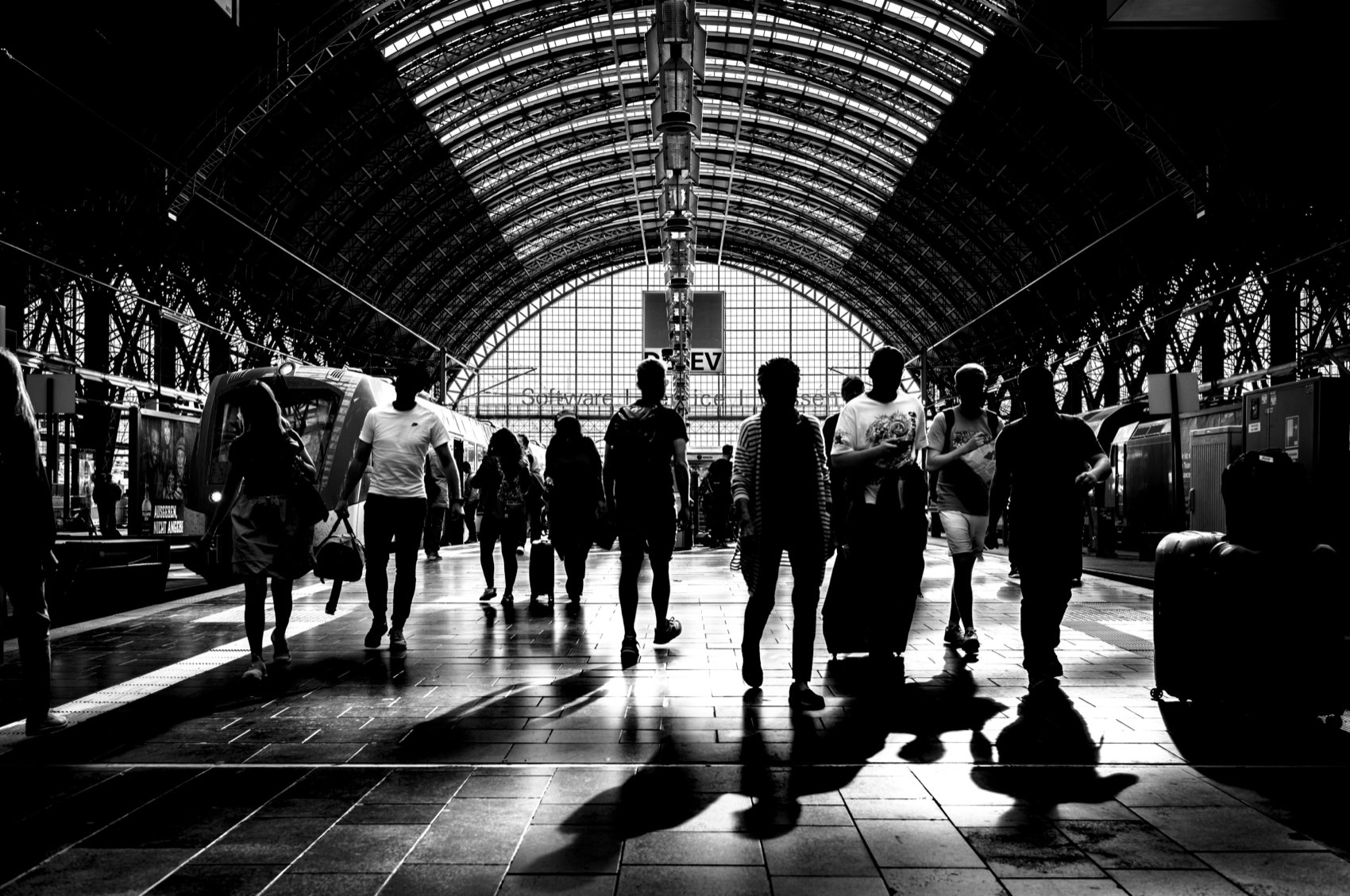 The Concourse. Frankfurt.