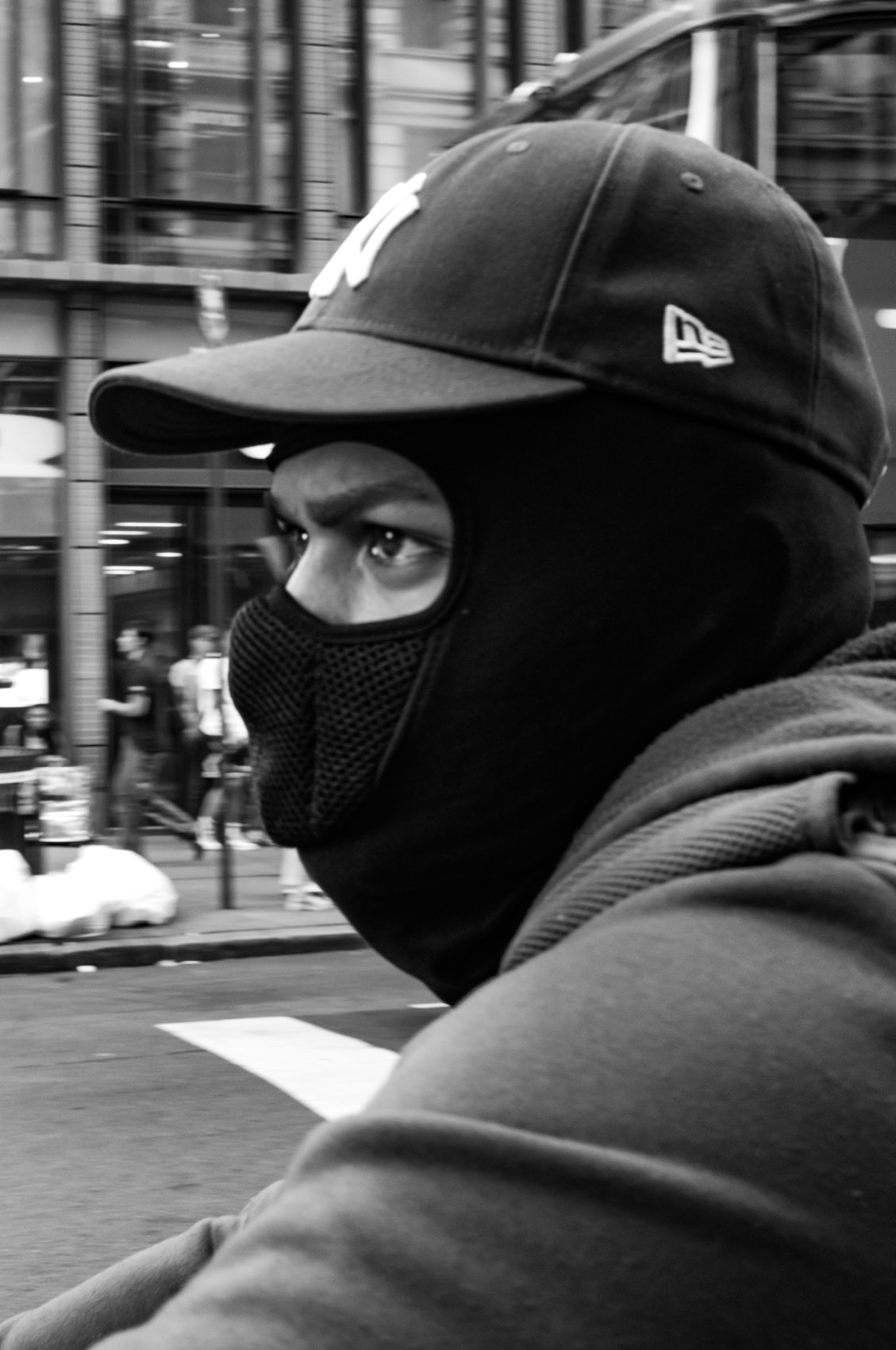 Cap and Balaclava. New York.