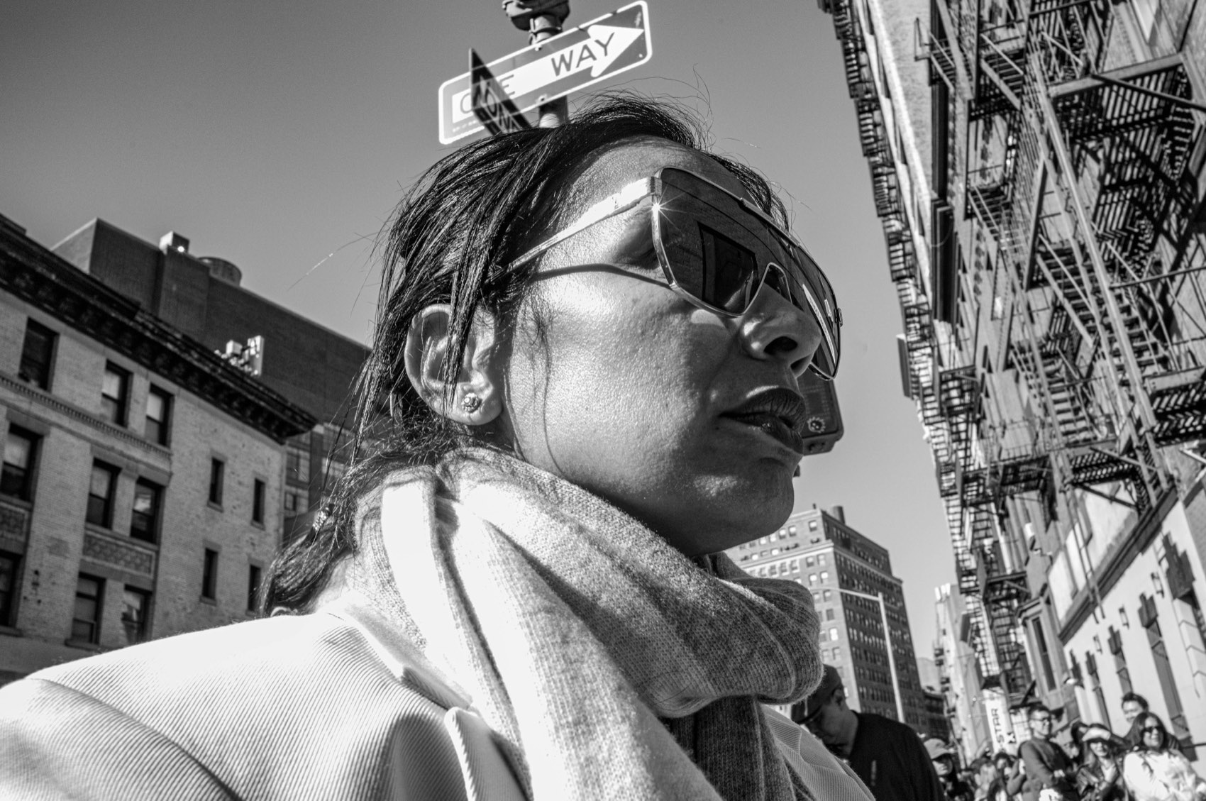 Under the Fire Escapes. New York.