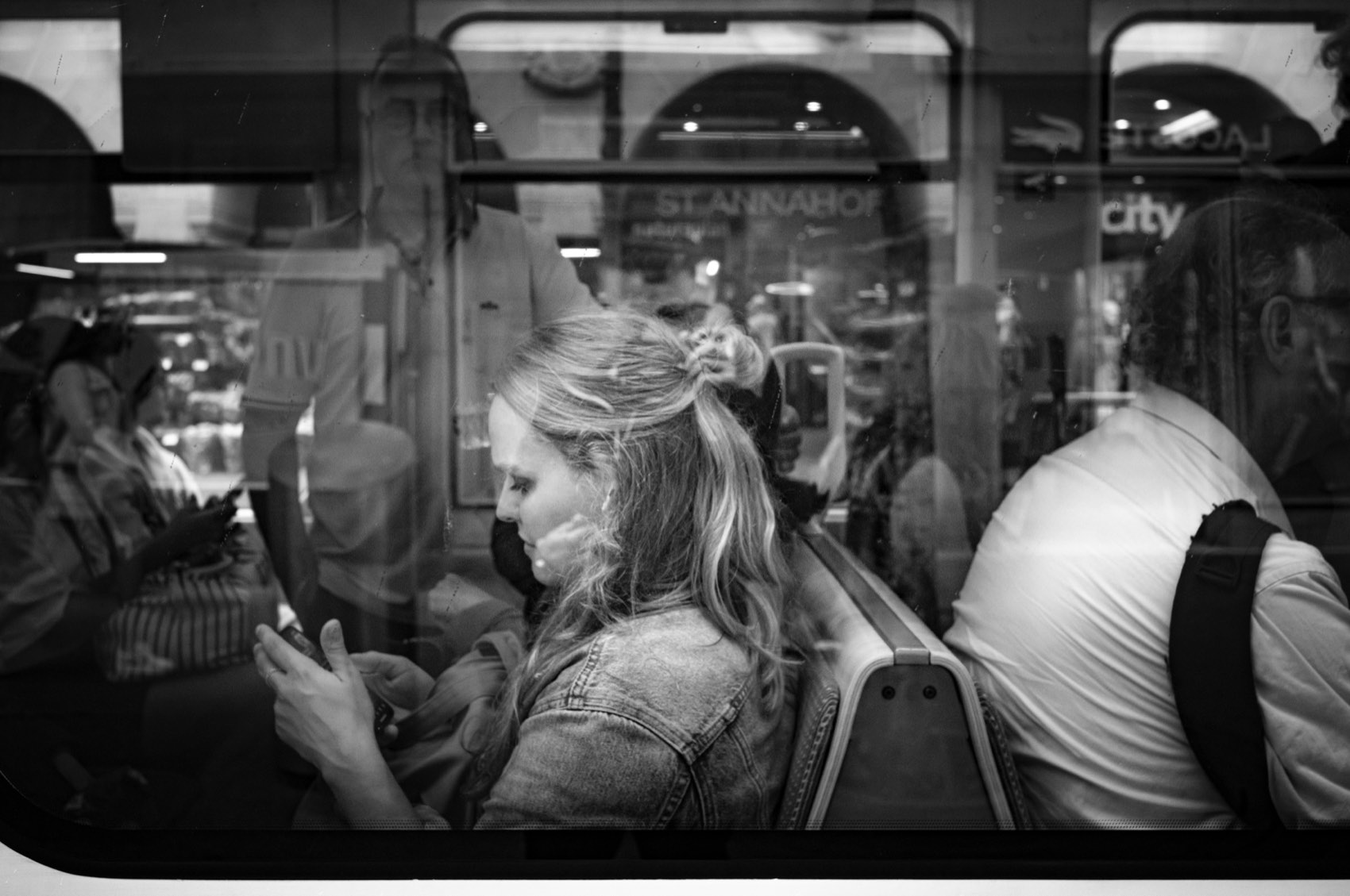 The Tram Window. Switzerland.