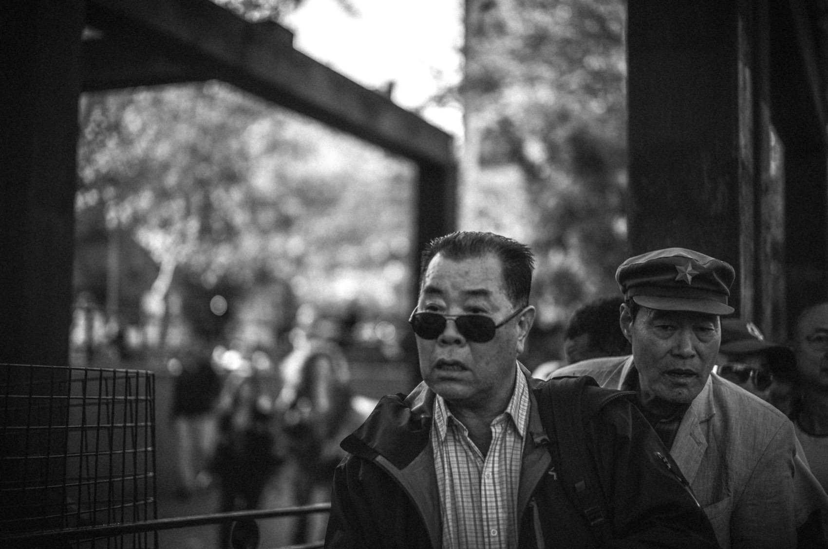 Two in the Park. New York, Chinatown.