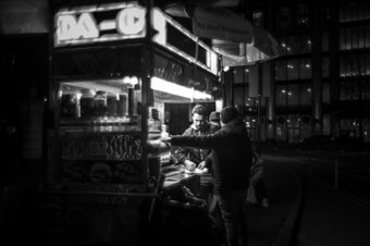 The Night Cart. New York.