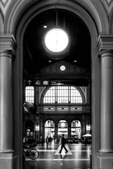 The Station Clock. Switzerland.