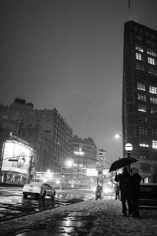 Rain on the Avenue. New York.