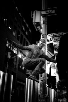 Working Late. New York.