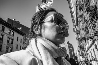 Under the Fire Escapes. New York.