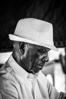 White Fedora. Miami.