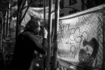 Shooting Through the Fence. New York.